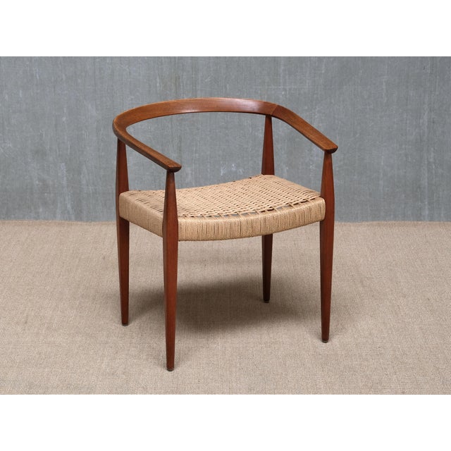 Nanna Ditzel Sculptural Teak Model 113 Armchair by Nanna Ditzel for Kolds Savvaerk, 1950s For Sale - Image 4 of 16