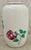 Tiffany and Co. Tiffany & Co. White Porcelain Vase in the Strasbourg Flowers Pattern With Polychrome Decoration of Scattered Flowers and Foliage, Made in Portugal For Sale - Image 4 of 11