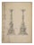 Study for Candelabra, Original Etching, Early 20th Century For Sale
