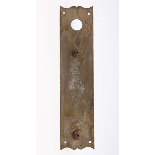 Mid 20th Century Painted Spanish Brass Door Pull For Sale - Image 6 of 6