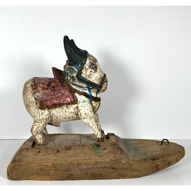 Antique Indian Nandi Bull Figure For Sale - Image 4 of 10