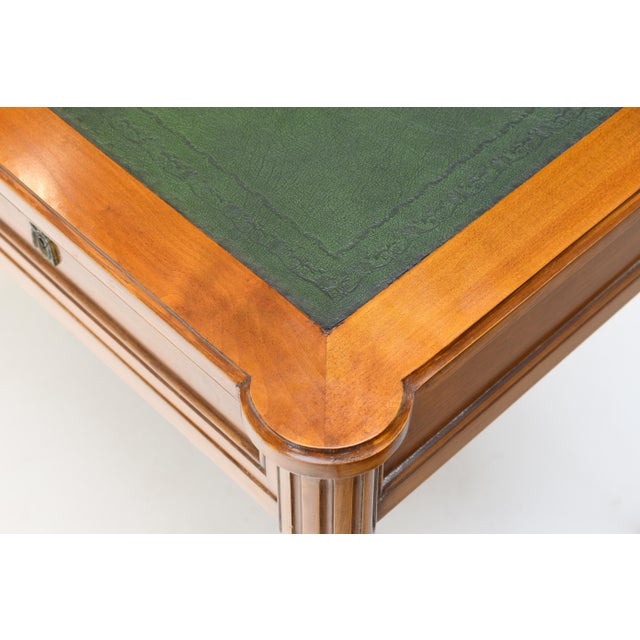 Wood French Writing Desk, 1950s For Sale - Image 7 of 11