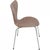 Seven Chairs in Patinated Brown Leather by Arne Jacobsen, 1990s, Set of 6 For Sale - Image 6 of 18