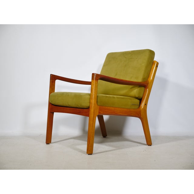 Brown Mid-Century Lounge Chair Senator in Teak by Ole Wanscher for Cado, Denmark, 1960s For Sale - Image 8 of 14