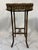 Antique French Napoleon III Bamboo Tabouret, Tasseled Top, PLM Rail Label For Sale - Image 9 of 15