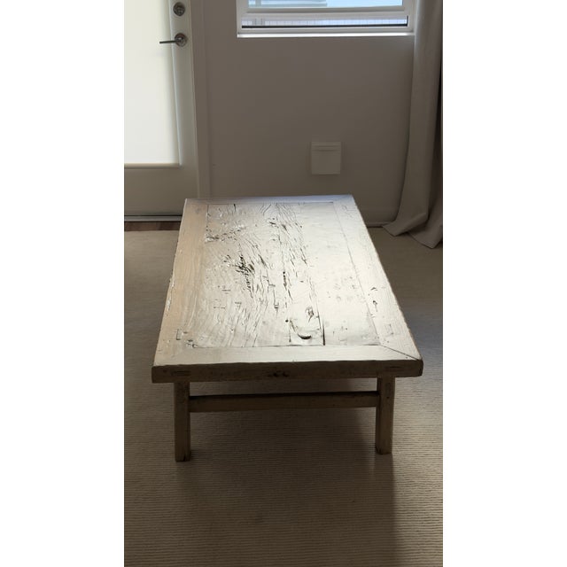Farmhouse Vintage Solid Poplar Coffee Table For Sale - Image 3 of 12