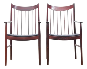 Danish Rosewood Armchairs by Arne Vodder for Sibast, 1960s, Set of 2