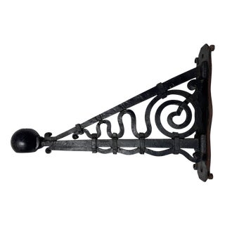 Art Deco Amsterdamse School Wrought Iron Flagstaff, 1920s For Sale