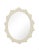Contemporary Fleur Home Garden District Arabella Oval Mirror in Delaware Putty, 42x48 For Sale - Image 3 of 3
