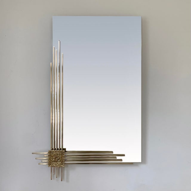 Wall Mirror by Angelo Brotto for Esperia, Italy, 1970s For Sale - Image 14 of 14