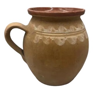 Antique Hungarian Folk Art Pottery For Sale