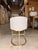 Vanguard Furniture Vanguard Ivory Counter Stool With Brass Legs For Sale - Image 4 of 6