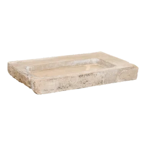 Antique Spanish Carved Stone Sink, XL Size