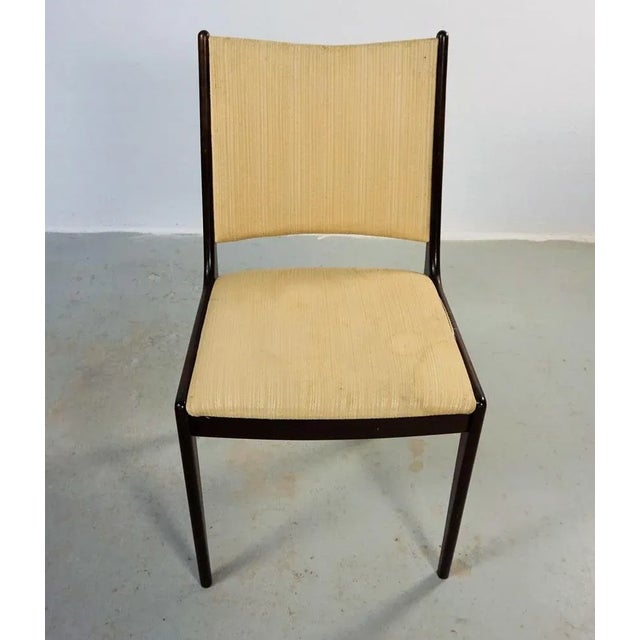 Mahogany Dining Chairs by Johannes Andersen for Uldum Møbelfabrik, Customizable Reupholstery, 1960s, Set of 6 For Sale - Image 3 of 13