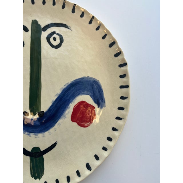 Figurative Contemporary Slab Built Ceramic Platter For Sale - Image 3 of 6