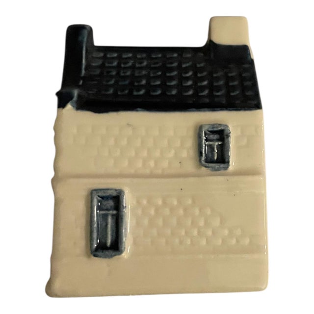 Vintage Blue Delft Royal Goedewaagen Mini Canal House Amsterdam Keizersgracht For Sale - Image 4 of 6