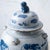 Chinese Pair of Chinese Blue and White Glazed Dragon Jars With Foo Dog Lid Finials For Sale - Image 3 of 8