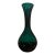 Vintage Blenko Handmade Emerald Colored Mid-Century Modern Art Glass Vase For Sale