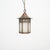 Brown Antique Arts and Crafts Glass Hexagonal Lantern Pendant Light, 1930s For Sale - Image 8 of 8