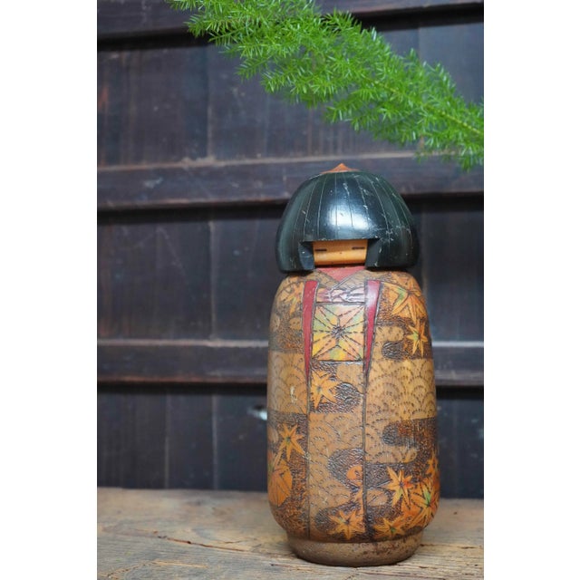 Vintage Sosaku Kokeshi by Inosuke Kobayashi, Japan, 1960s For Sale - Image 10 of 10