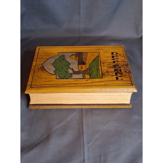 Antique Bezalel Olive Wood Siddur Jewish Prayer Book Jerusalem C1920 Rachel Tomb For Sale - Image 13 of 18