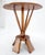 Mid 20th Century Solid Maple Colonial Style Round Center Table Gueridon MINT For Sale - Image 5 of 10