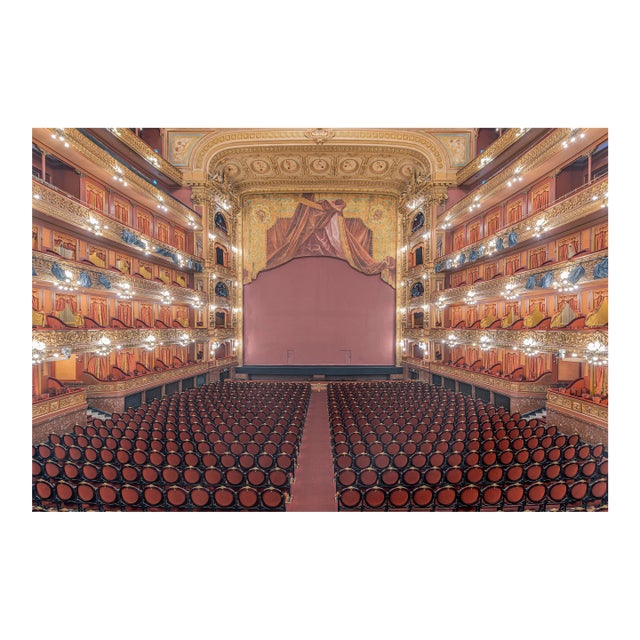Teatro Colón II – Grand Opera House Architectural Fine Art Photography 40" X 60" For Sale