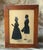 Mid 19th Century Antique 19th Century American Double Silhouette Portrait, Wood Frame For Sale - Image 5 of 11