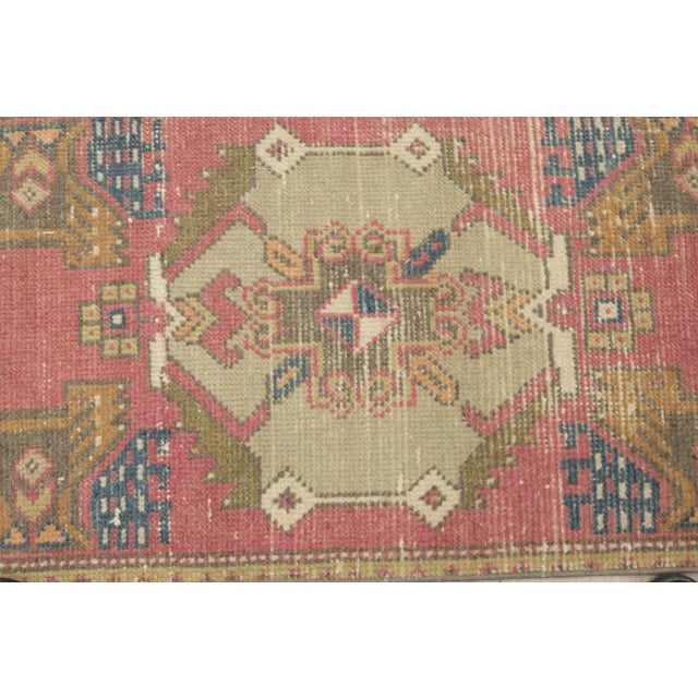 1970s Turkish Boho Style Red Oushak Rug For Sale In Sacramento - Image 6 of 9