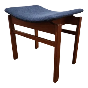 Teak Ottoman by Inger Klingenberg for France & Daverkosen