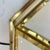 Hollywood Regency Brass Ceiling Lamp from Deknudt, Belgium, 1980s For Sale - Image 9 of 18