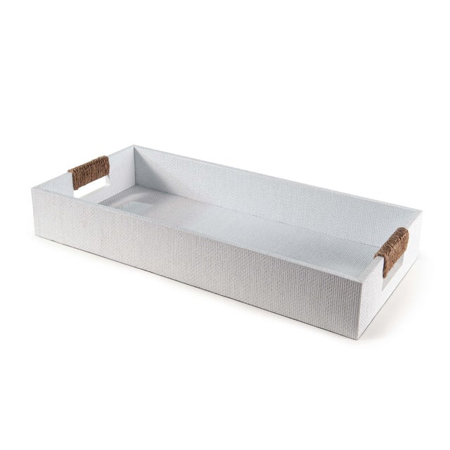 Not Yet Made - Made To Order Regina Andrew Logia Rectangle Tray Small in White For Sale - Image 5 of 5