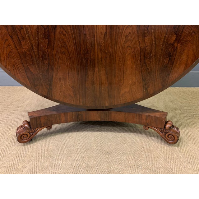 William IV Rosewood Table, 1835 For Sale - Image 15 of 16