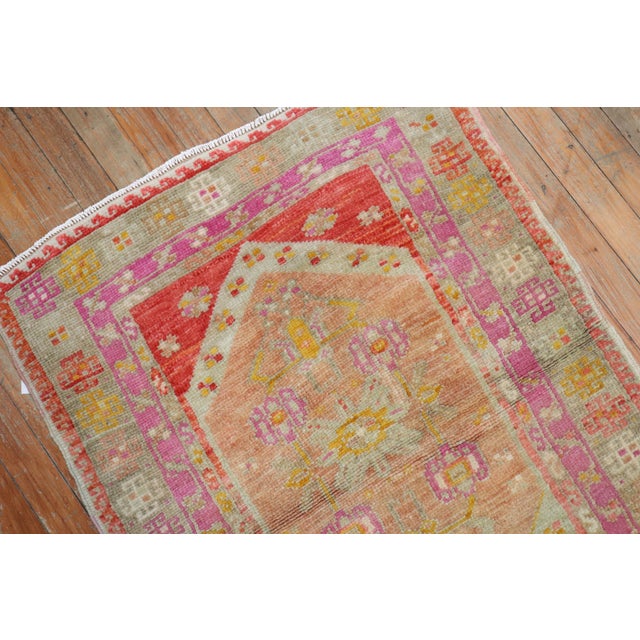 Antique Zabihi Collection Turkish Ghiordes Rug - 2'6" x 3'4" For Sale In New York - Image 6 of 8