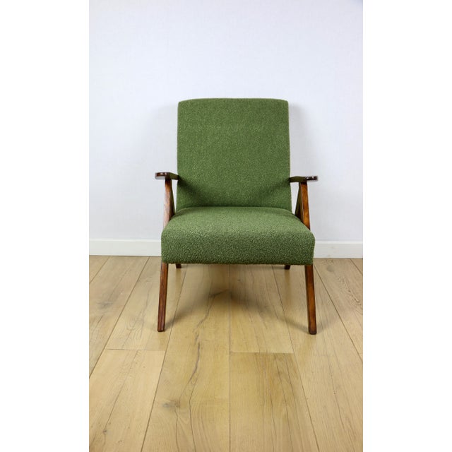 Vintage B-310 Var Armchair in Green Boucle, 1970s For Sale - Image 10 of 10