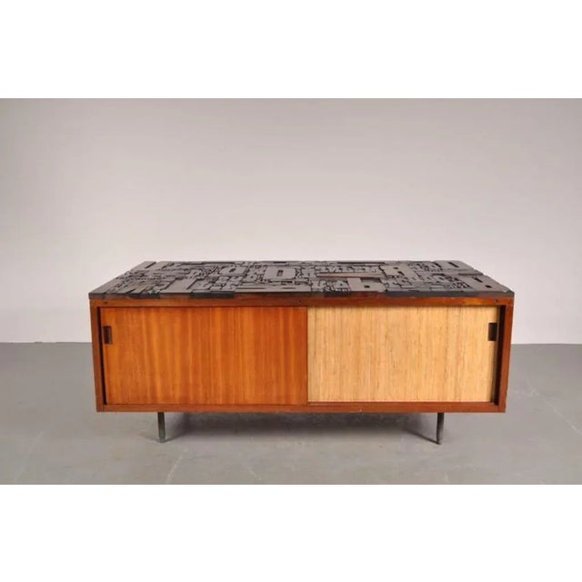 Custom-Made Belgian Sideboard, 1950s For Sale - Image 9 of 9