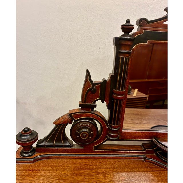 Late 19th Century Victorian Eastlake Console Dressing Table For Sale - Image 17 of 18