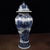 Chinoiserie Blue and White Landscape Porcelain Lidded Ginger Jar For Sale In Los Angeles - Image 6 of 9