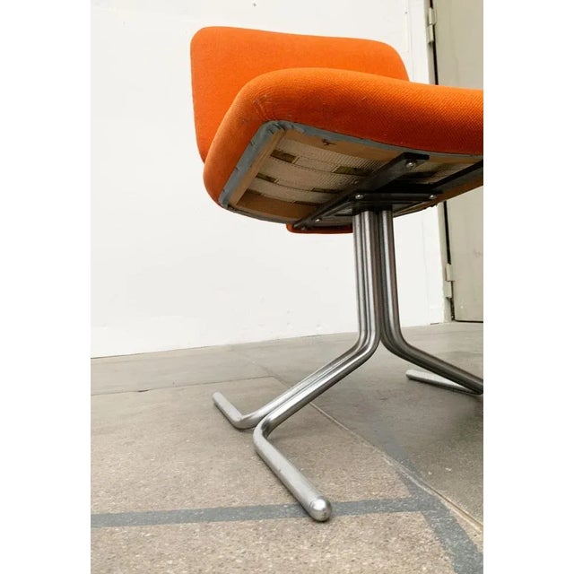 Set of Vintage German Space Age Seat 150 Chairs by Herbert Hirche for Mauser For Sale - Image 9 of 18