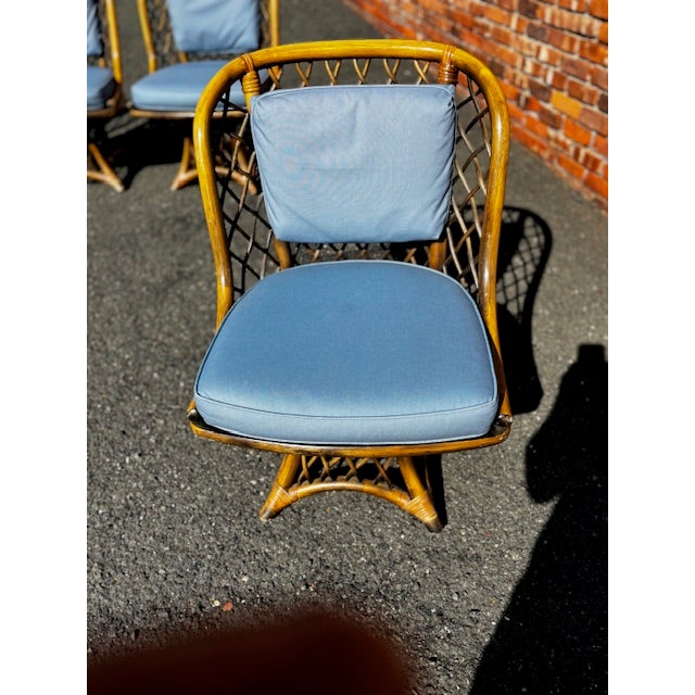 1980s Set of 4 Bentwood Game Chairs For Sale - Image 10 of 12