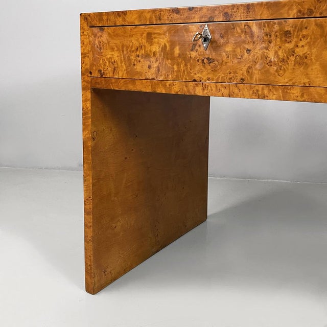 Italian Art Desk in Wood and Steel, 1930s For Sale - Image 14 of 17
