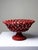 Mid-Century Modern Small Vintage Red Braided Openwork Ceramic Bowl from Pichon Uzès, 1980s For Sale - Image 3 of 10