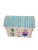 Whimsical Handcrafted Raffia Toy Box With Gingham Lid – Alligator & Koala Motif For Sale - Image 4 of 8