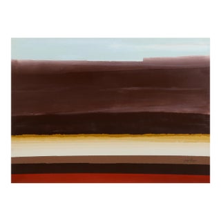 Abstract Landscape, Silkscreen Monotype For Sale