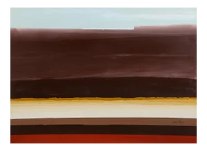 Abstract Landscape, Silkscreen Monotype