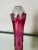 Mid 20th Century Vintage Art Nouveau Style Cranberry Glass Bud Vase For Sale - Image 5 of 6