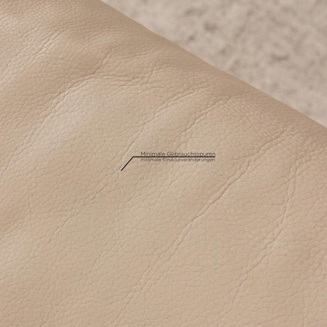 Cream Leather Rossini 2-Seater Sofa from Koinor For Sale - Image 5 of 13
