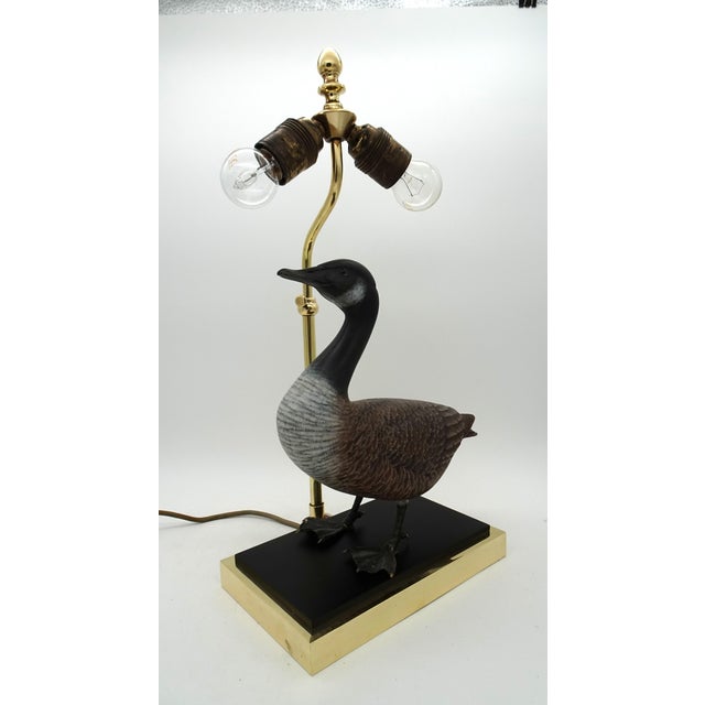 Duck Table Lamp in Polished Brass, 1970s For Sale - Image 18 of 18