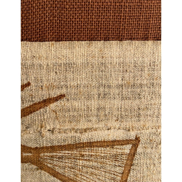 Vintage African Figural Korhogo Textile Wall Hanging For Sale In Los Angeles - Image 6 of 9