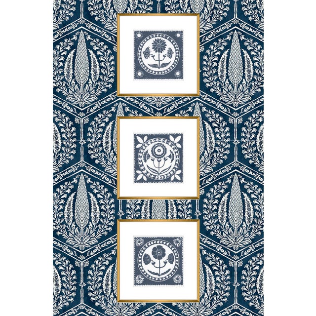 Bring timeless charm and modern minimalism to your walls with this bold navy blue-and-white anemone design. Originally...